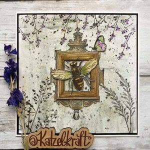 stamp-scrapbooking-rubber-unmounted-board-A7-bee-SOLO173-3