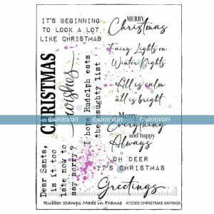 stamp-scrapbooking-rubber-unmounted-sheet-A5-christmas-saying-quotes-noel-KTZ302