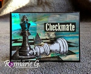 Tampon jeu d'échecs - Le Gambit du Roi - A5 photo review