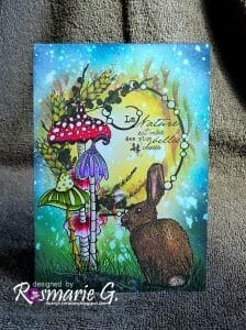 Stempel Whimsy mushrooms Foto Review